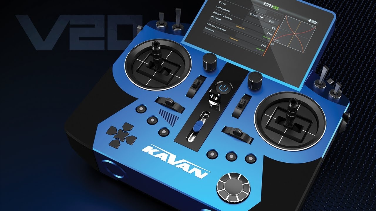 Vysílač KAVAN V20 - Modrý, 24kanálový