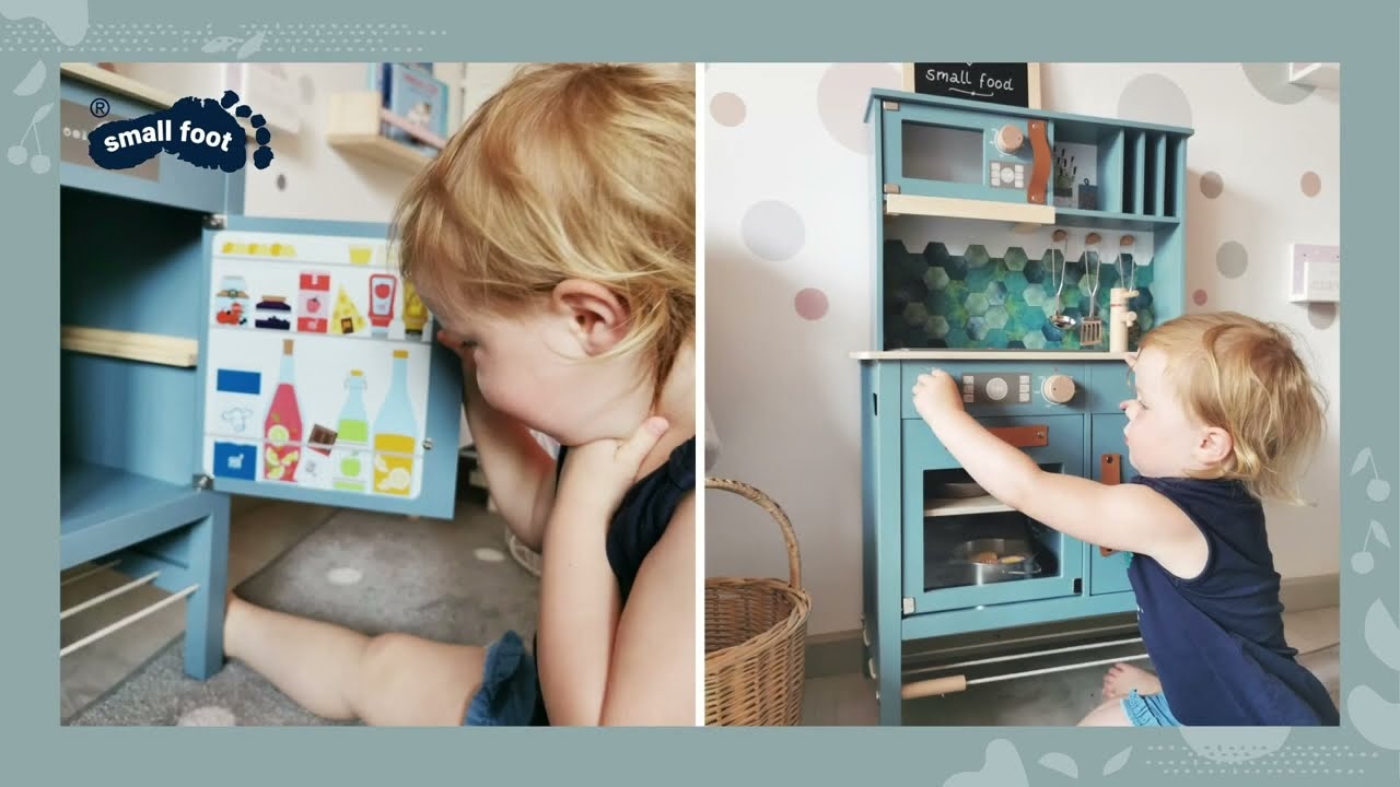 small foot Dřevěná kuchyňka Tasty šedá