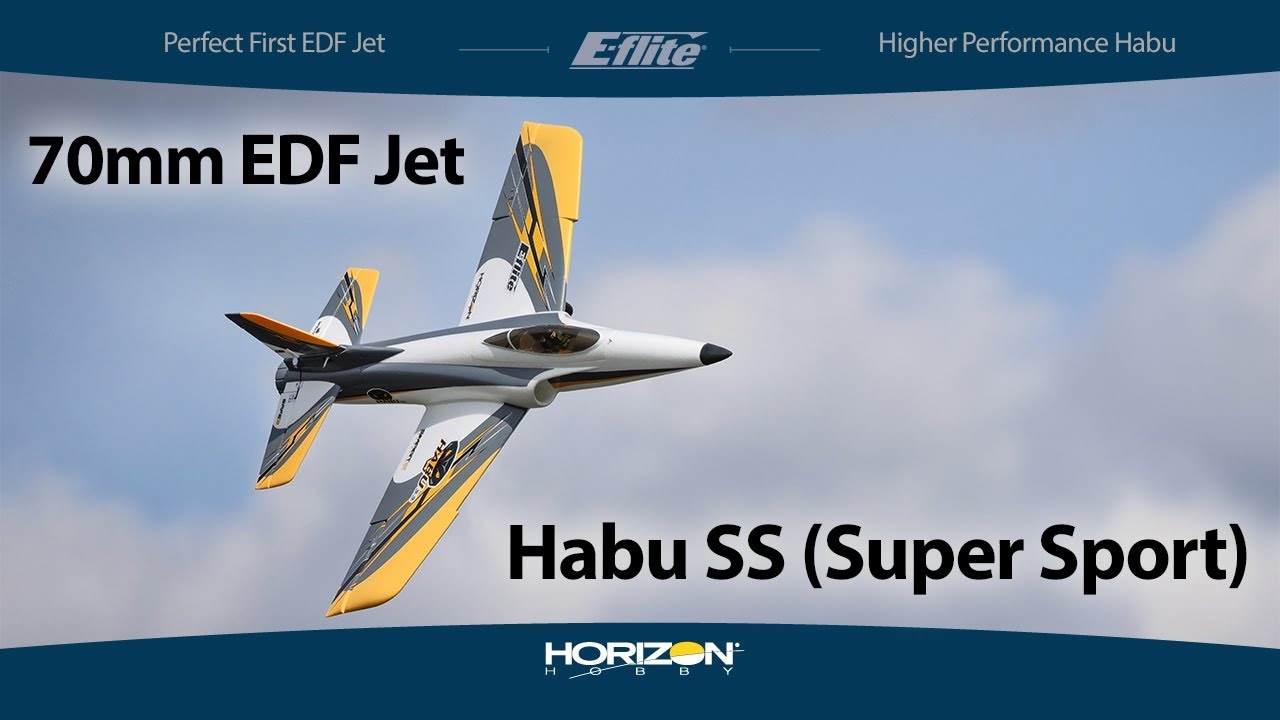 RC letadlo E-flite Habu Super Sport 1.0m SAFE Select BNF Basic