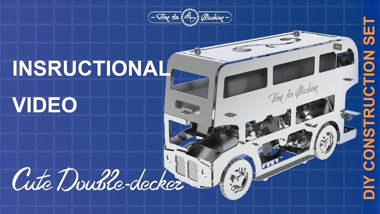 Ocelová stavebnice Autobus