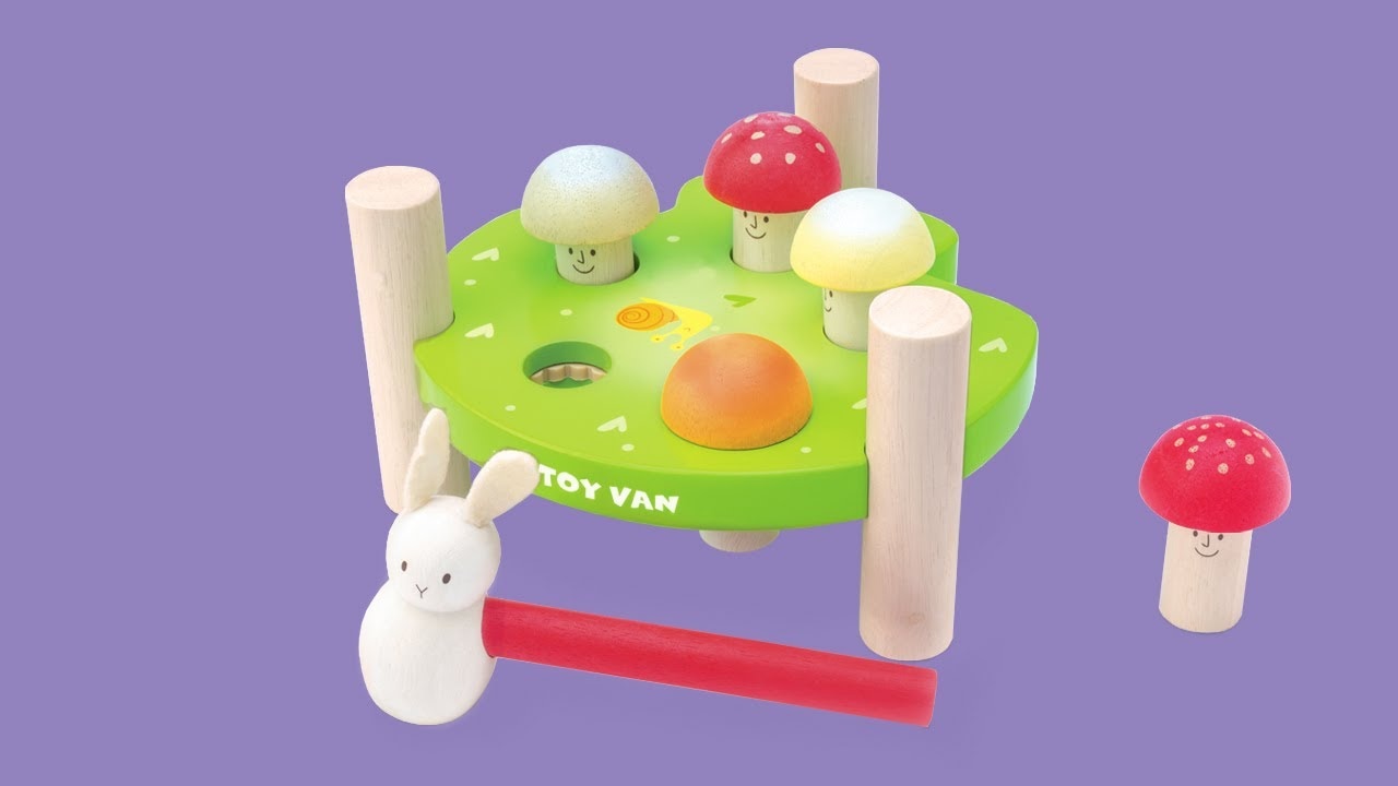 Le Toy Van Petilou Zatloukačka veselé muchomůrky