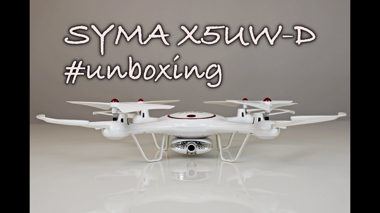 Dron Syma X5UW-D, bílá