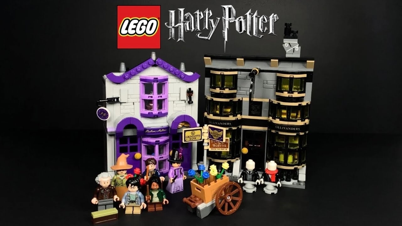 LEGO Harry Potter - Ollivanderův obchod a Obchod madame Malkinové