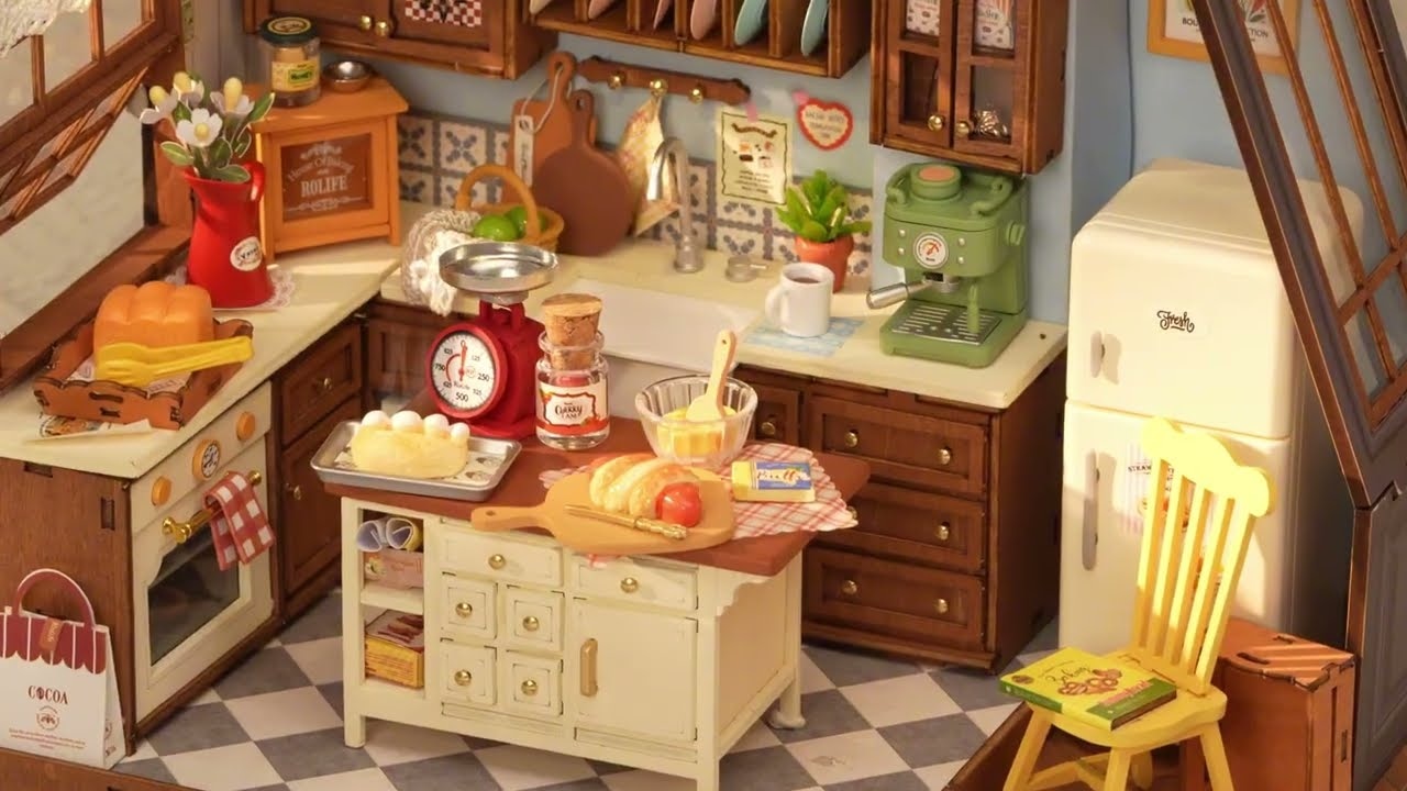 RoboTime Miniatura domečku Kuchyně plná vůní