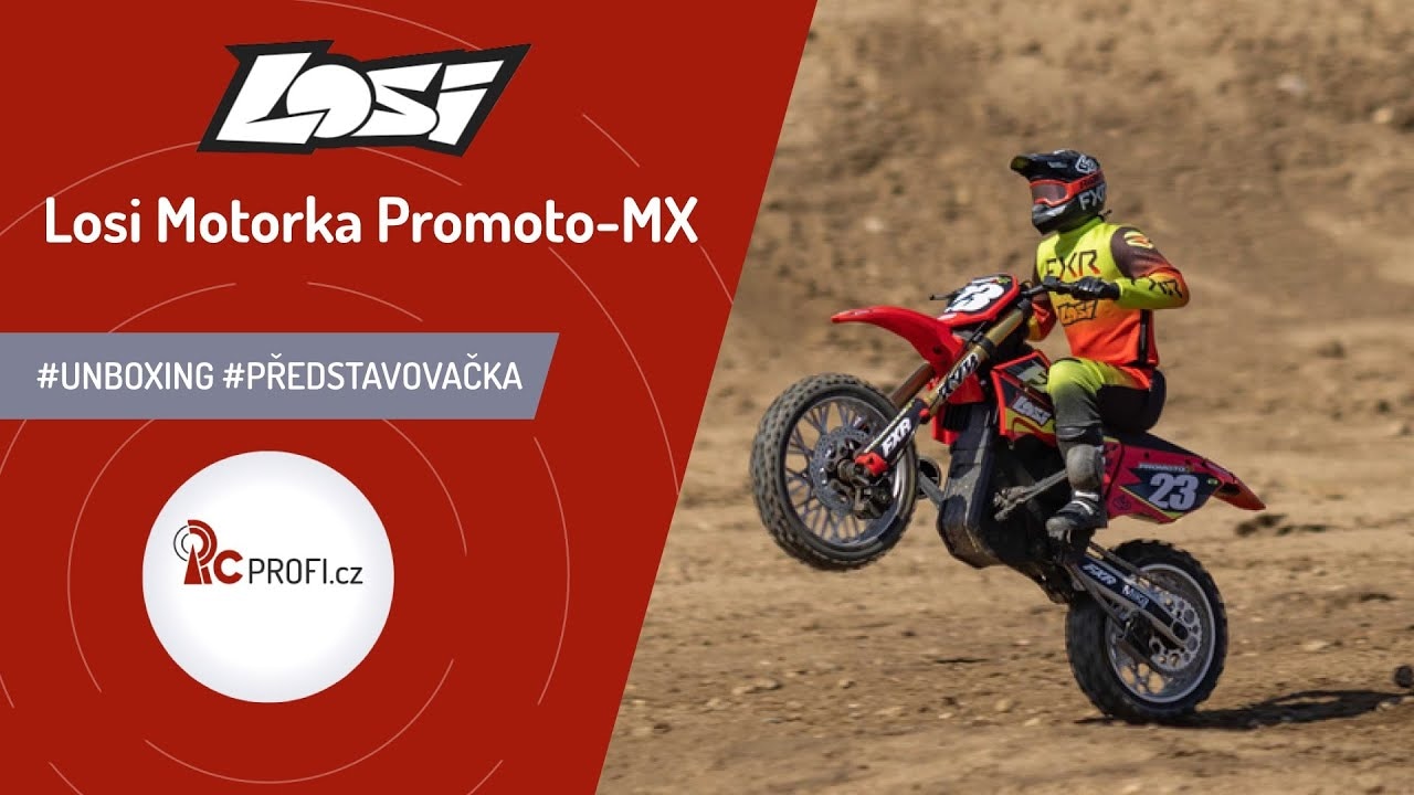 Losi Promoto-MX Motorcycle 1:4 RTR, Pro Circuit