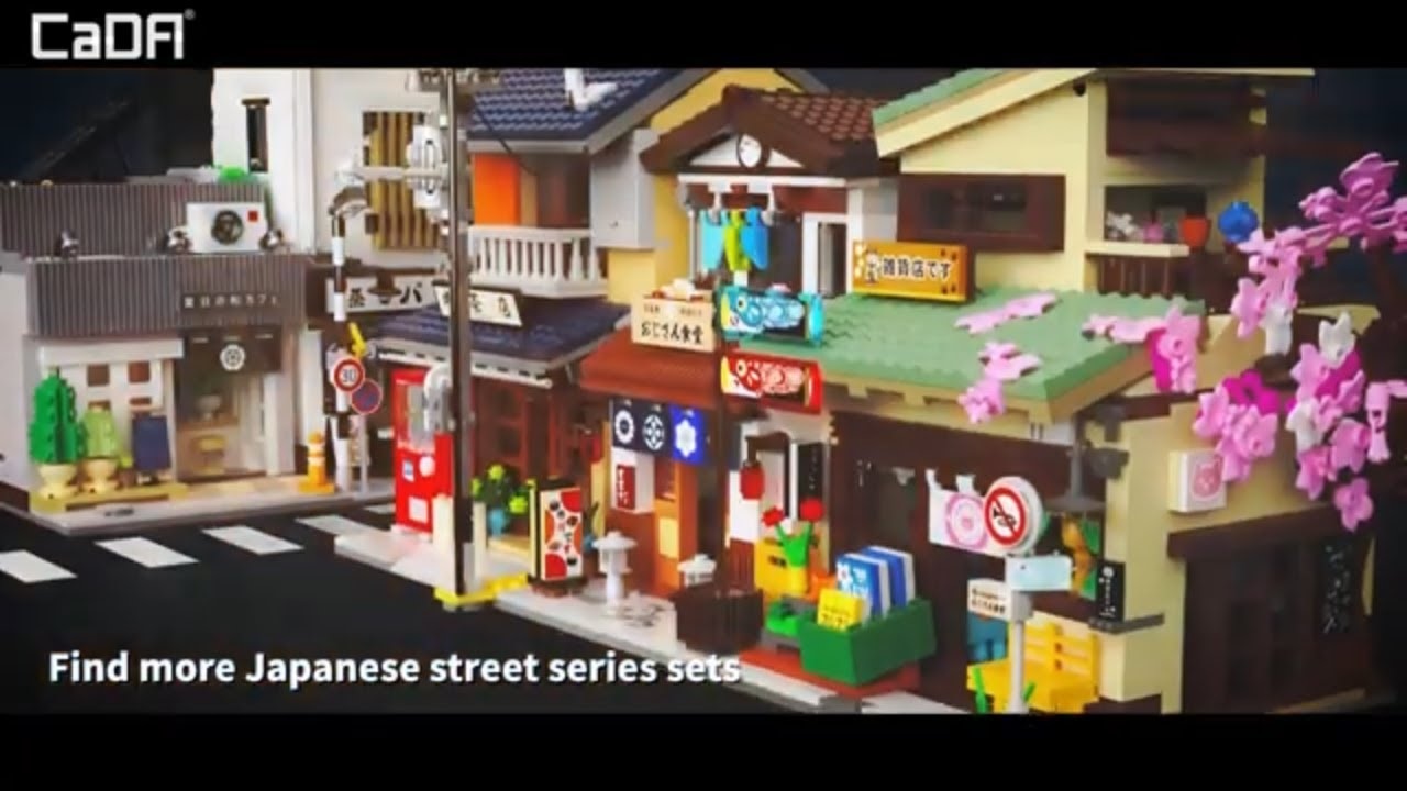 Stavebnice Potraviny Kitty v japonském stylu