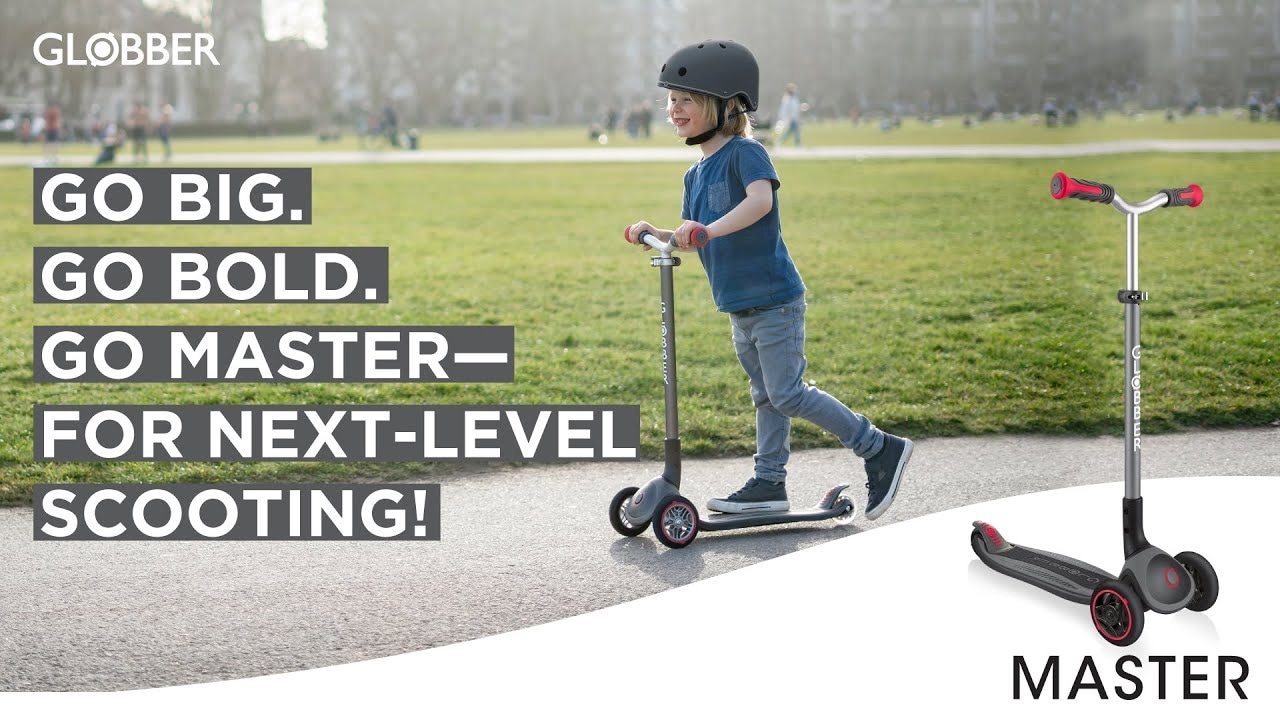 Globber - Kolobežka Master Prime Black černá/neoně zelená