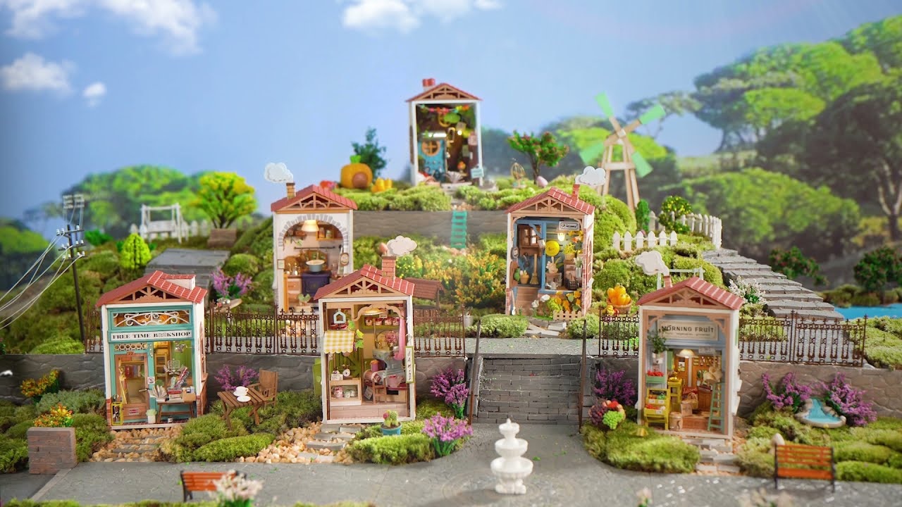 RoboTime miniatura domečku Obchod s ovocem