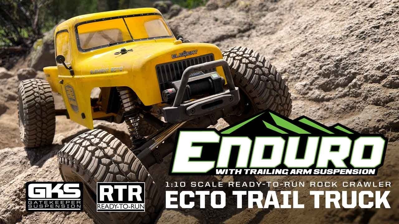 RC auto Element Enduro Ecto Trail Truck RTR, zelená