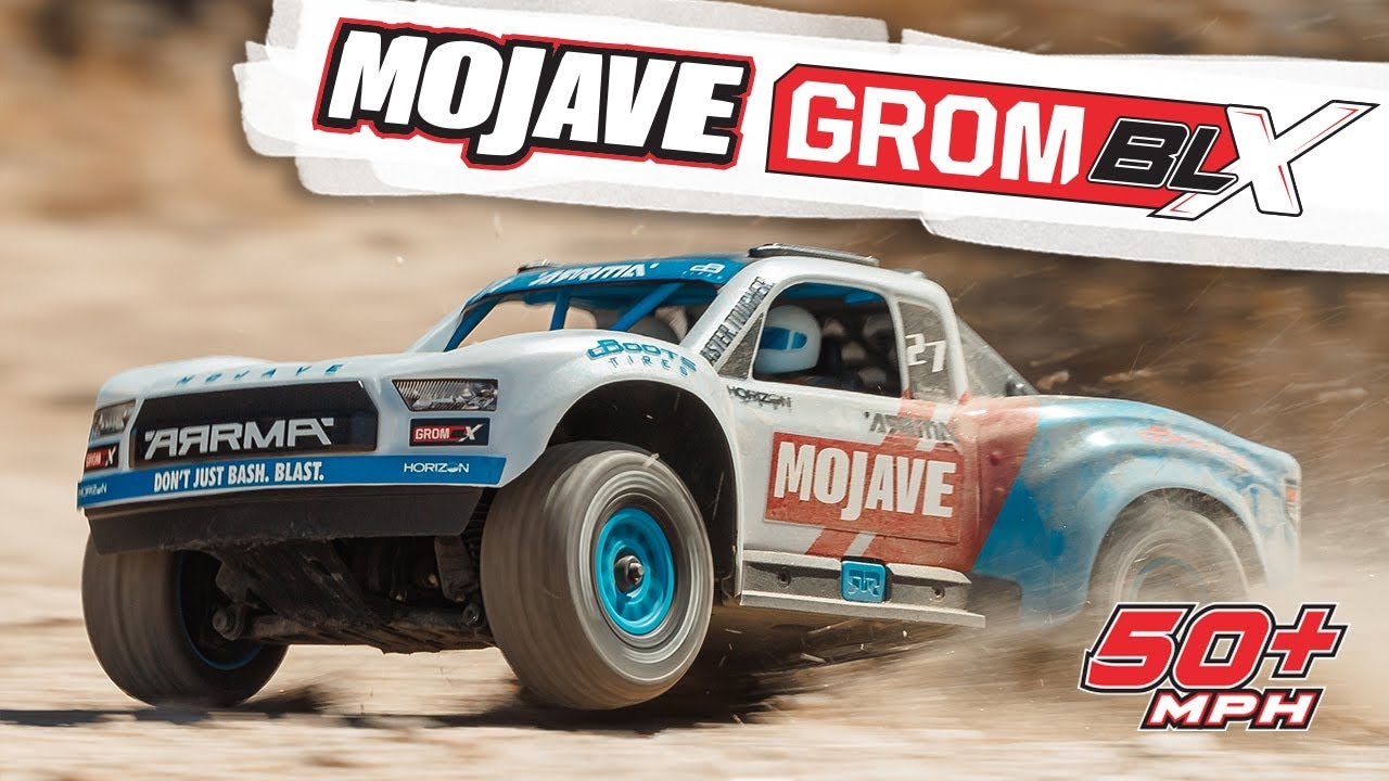 RC auto Arrma Mojave Grom 223S BLX 1:18 4WD RTR, bílá
