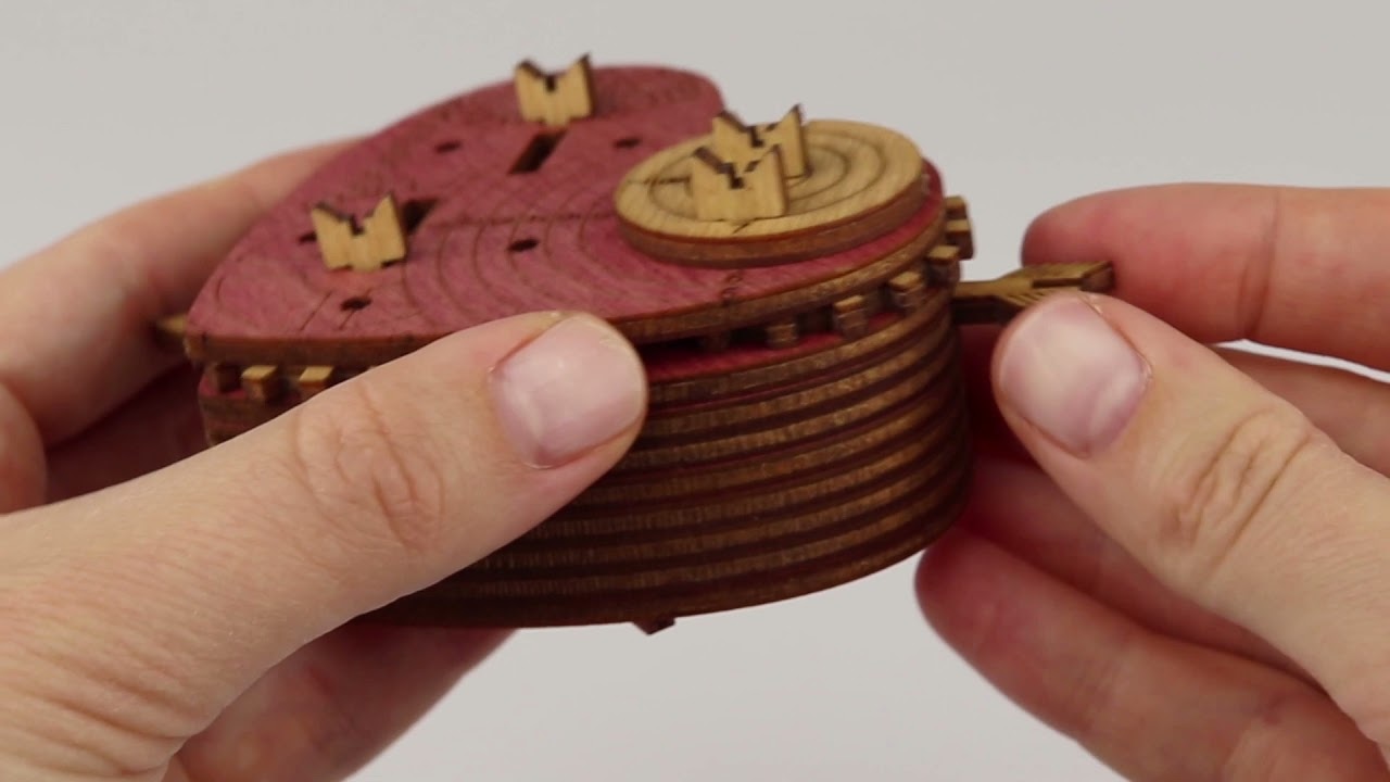 iDventure Trezor dřevěné srdce