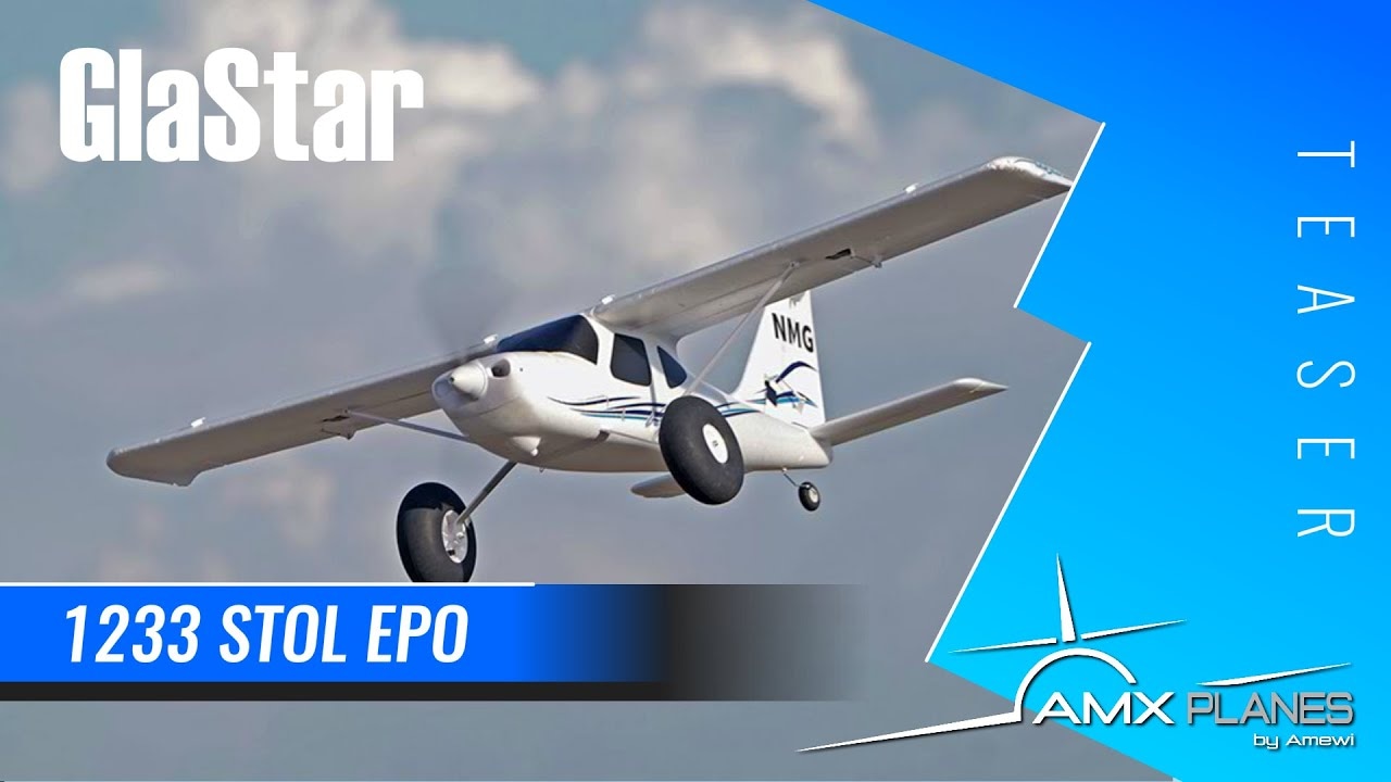 RC letadlo AMXPlanes Glastar Stol EPO PNP