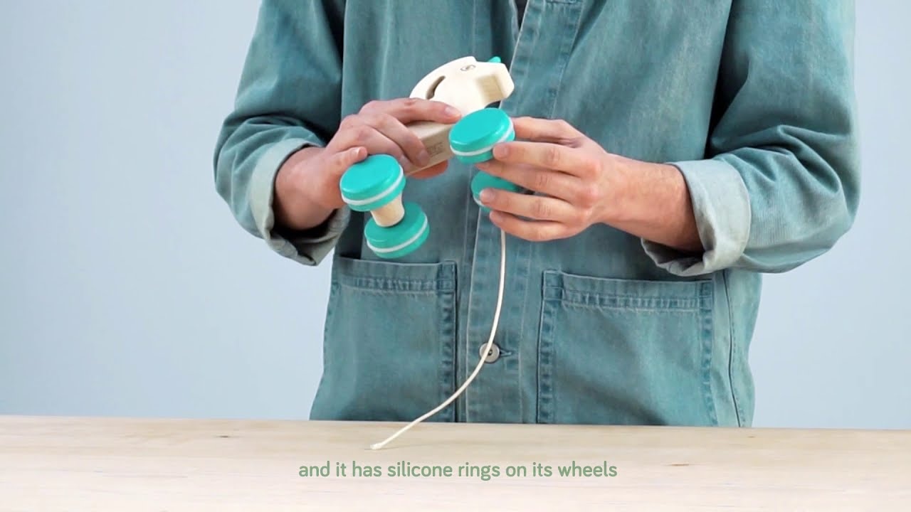 Bajo Dřevěný tahací Jednorožec