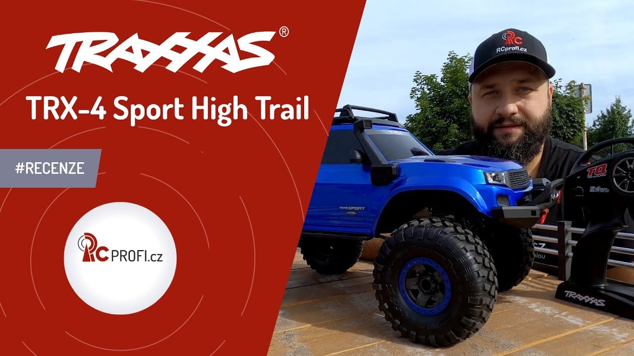 RC auto Traxxas TRX-4 Sport High Trail Edition 1:10 RTR, šedá