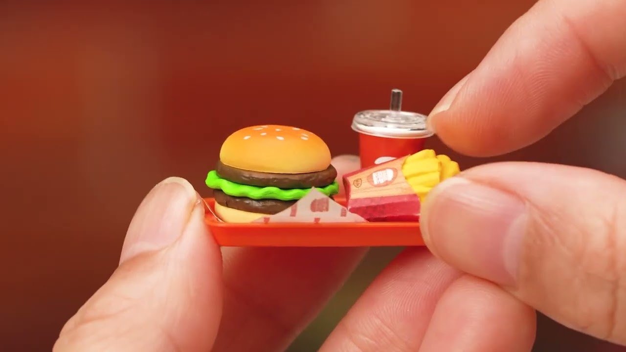 RoboTime Miniatura domečku Restaurace Mňam, mňam burger