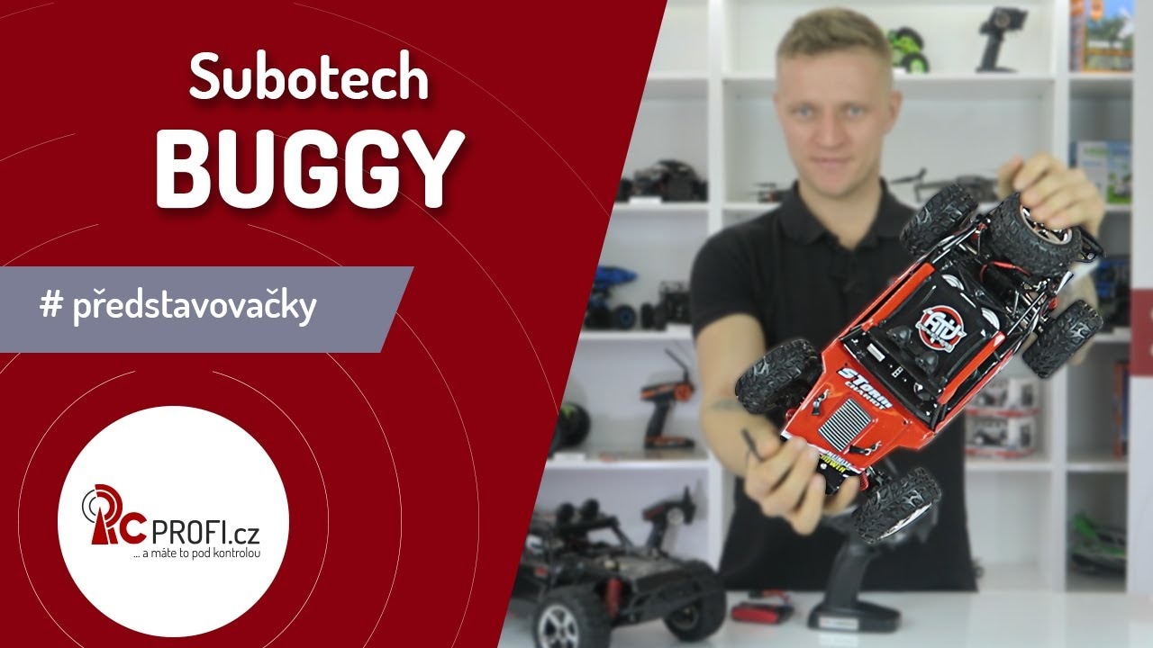RC auto buggy Subotech, červená