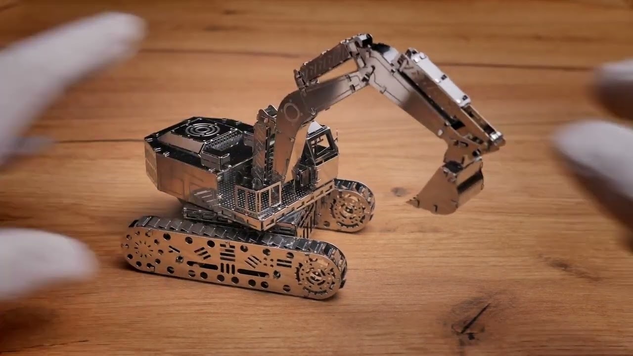 Ocelová stavebnice Tireless Digger Excavator