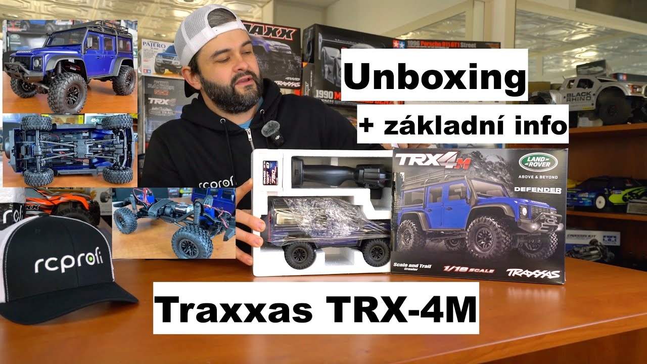 RC auto Traxxas TRX-4M Land Rover Defender 1:18 RTR, červená