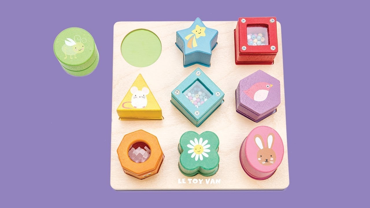 Le Toy Van Petilou Veselá motorická vkládačka