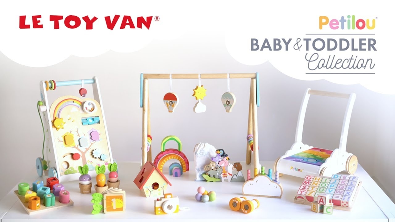 Le Toy Van Petilou Veselá motorická vkládačka