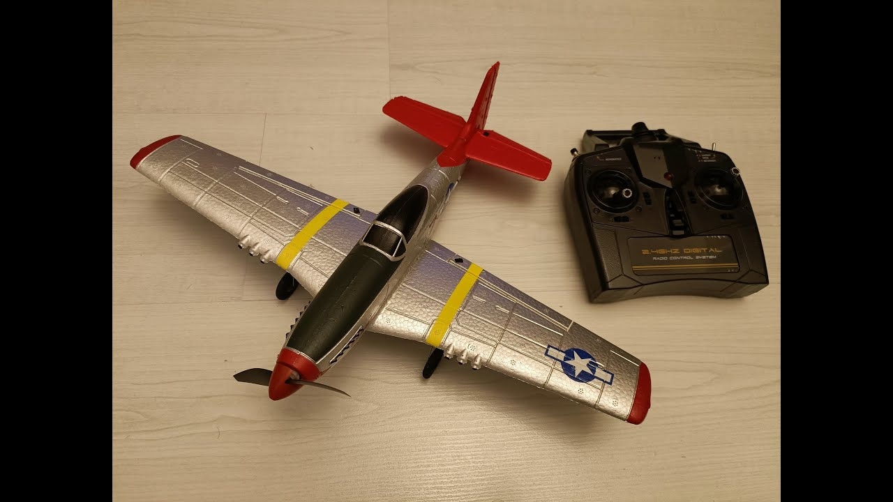 RC letadlo S-idee Volantex Mustang P51 RC Gilder