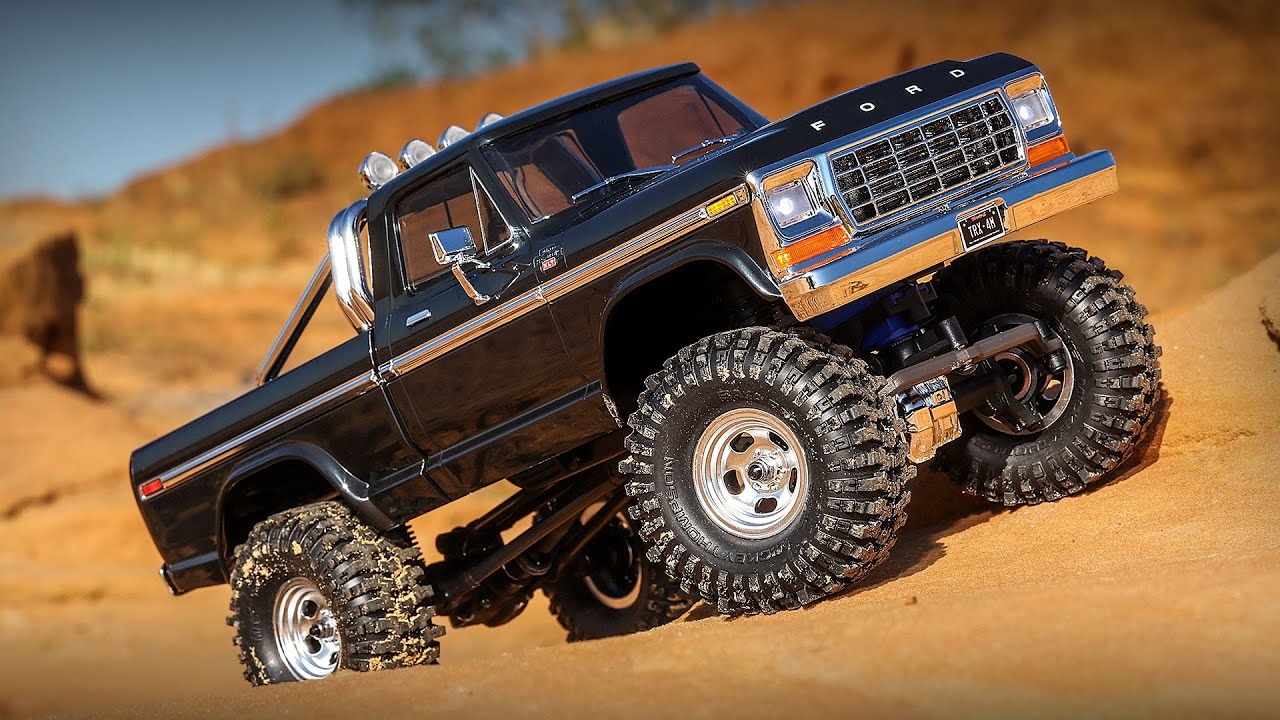 RC auto Traxxas TRX4-M Ford F-150 1979 1:18 RTR, modrá