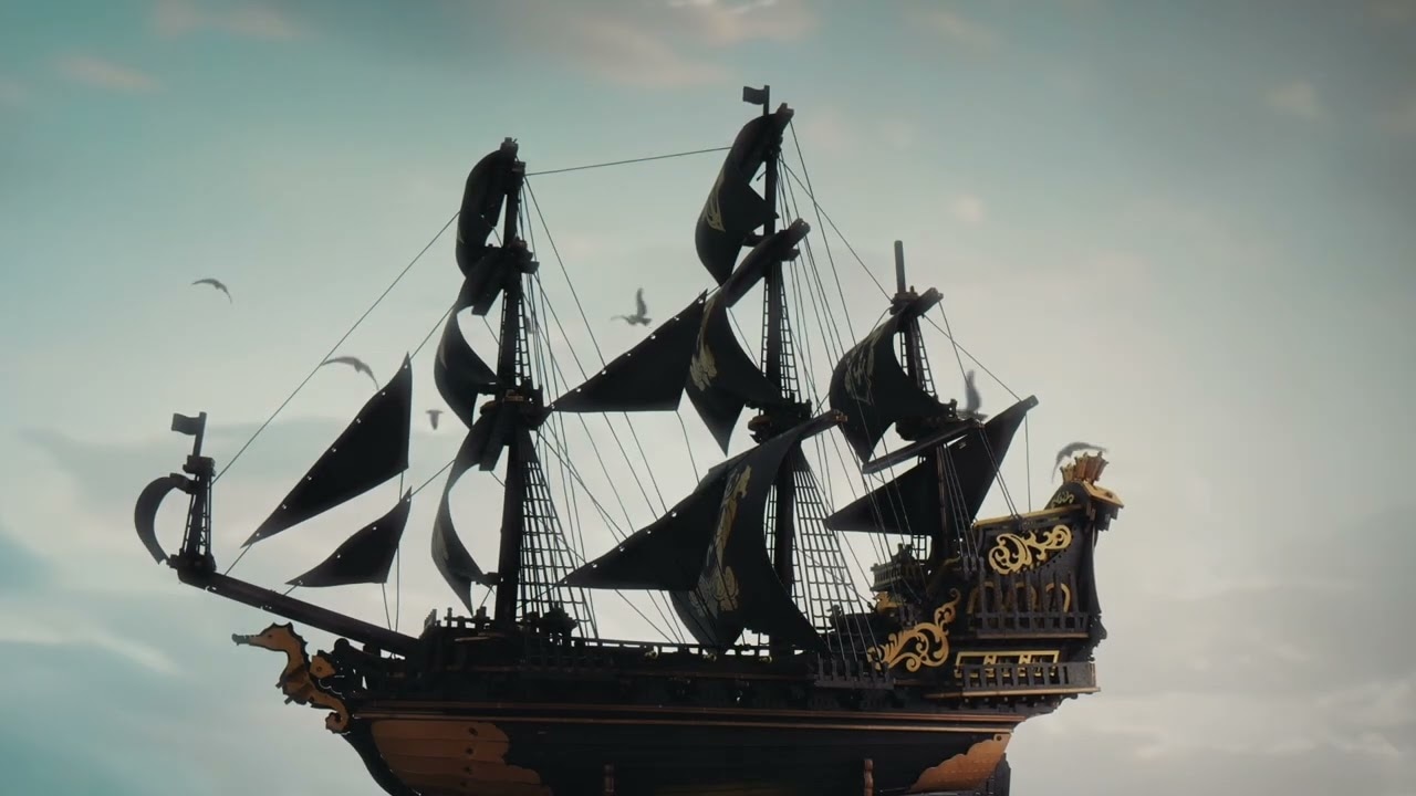 RoboTime 3D mechanická skládačka Plachetnice Mořský koník