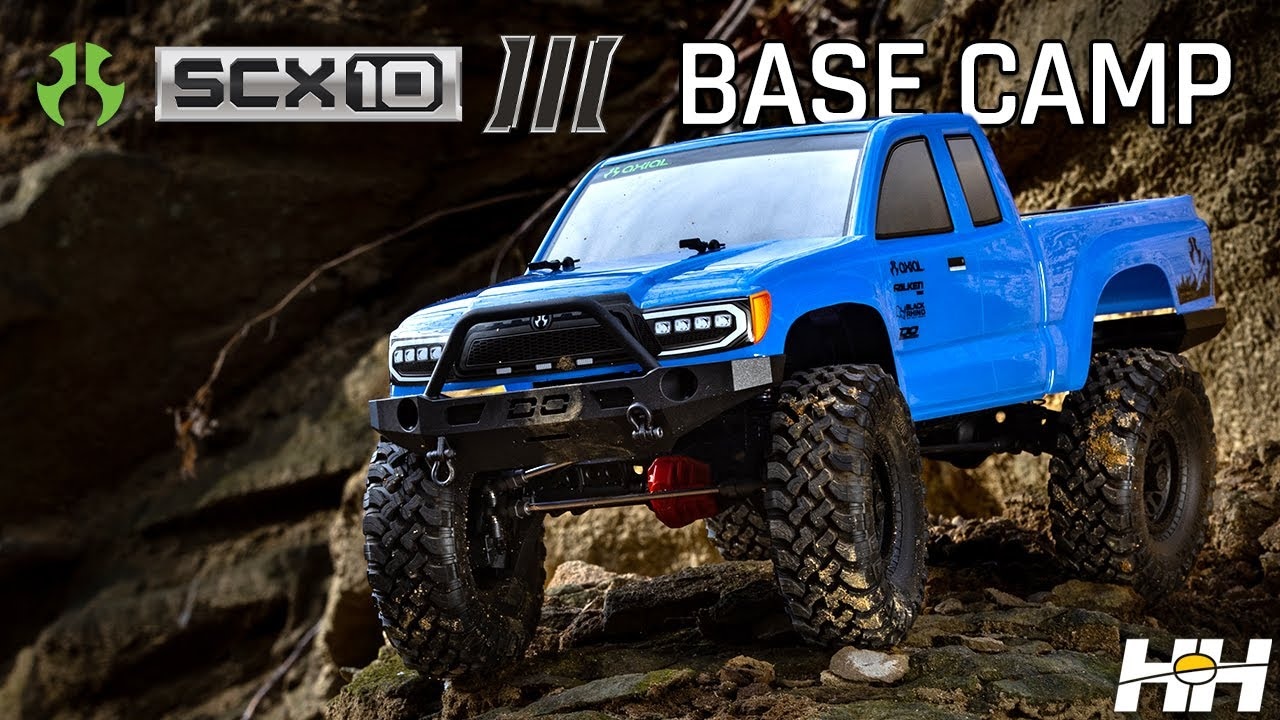 RC auto Axial SCX10 III Base Camp 4WD 1:10 RTR, modrá
