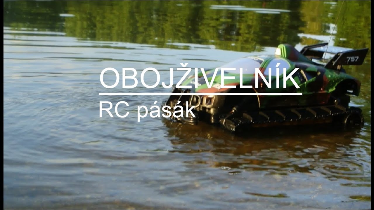 RC OBOJŽIVELNÍK PÁSÁK, stříbrná