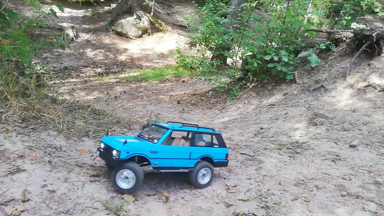 RC auto Range Rover 1970, modrá
