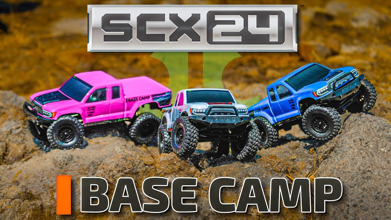 RC auto Axial SCX24 Base Camp 1:24 4WD RTR, modrá