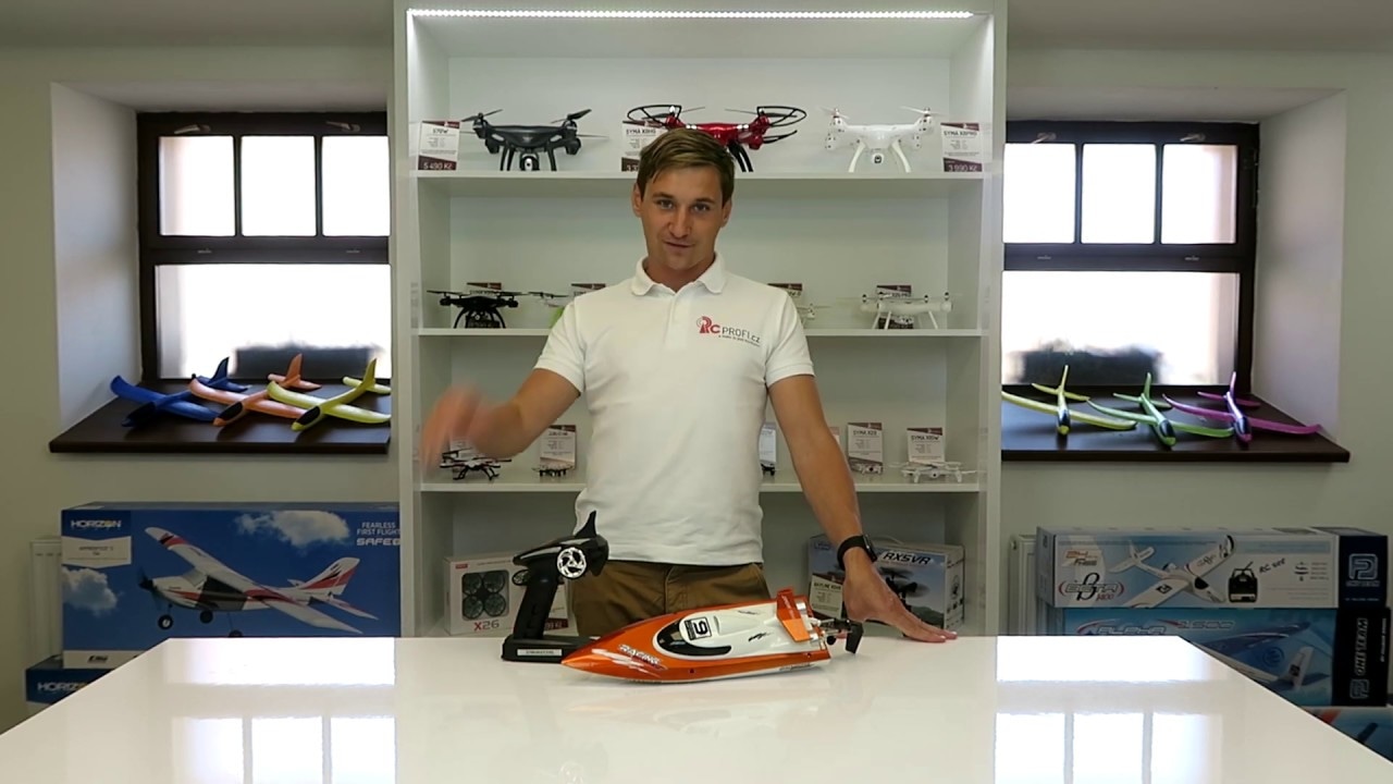 RC loď FT009, zelená