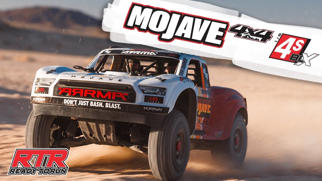 RC auto Arrma Mojave 4S BLX 1:8 RTR, bílá
