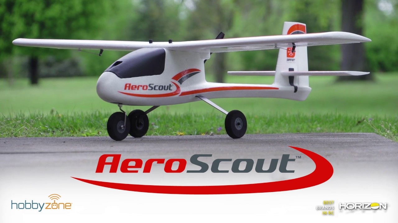 RC letadlo Hobbyzone AeroScout 2 1.1m SAFE BNF Basic