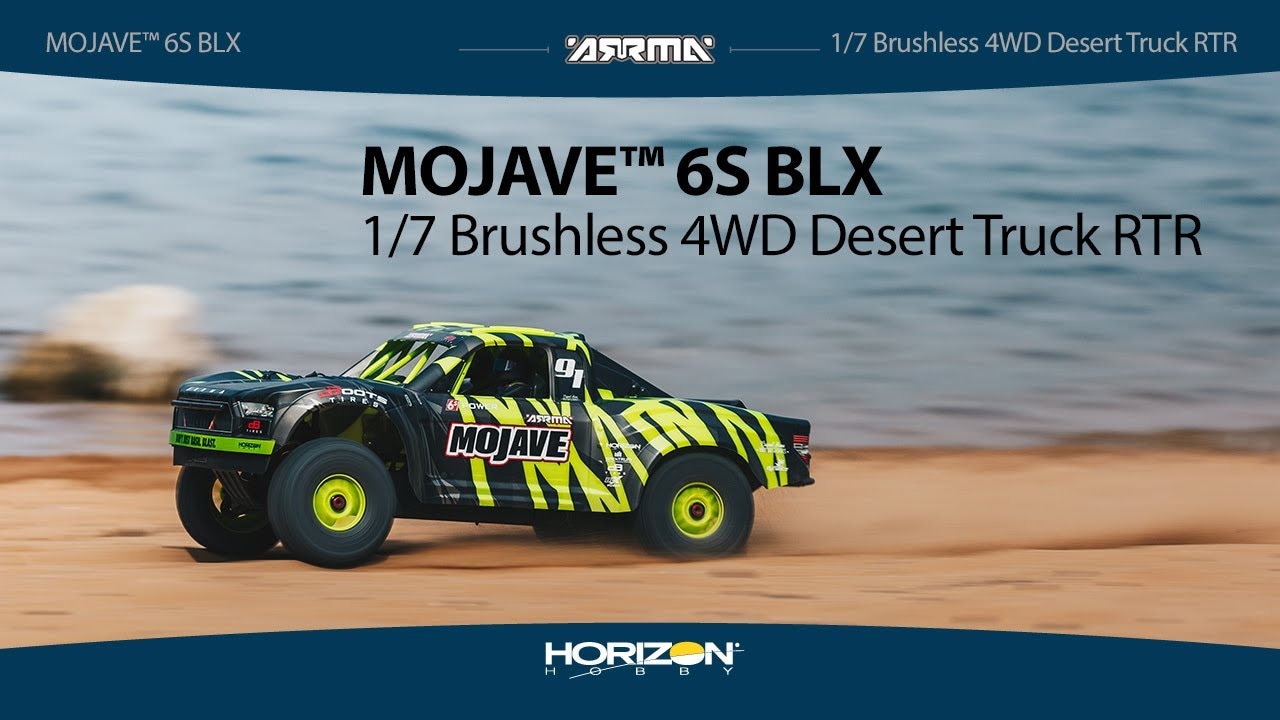 RC auto Arrma Mojave 6S BLX 1:7 4WD RTR, zelená