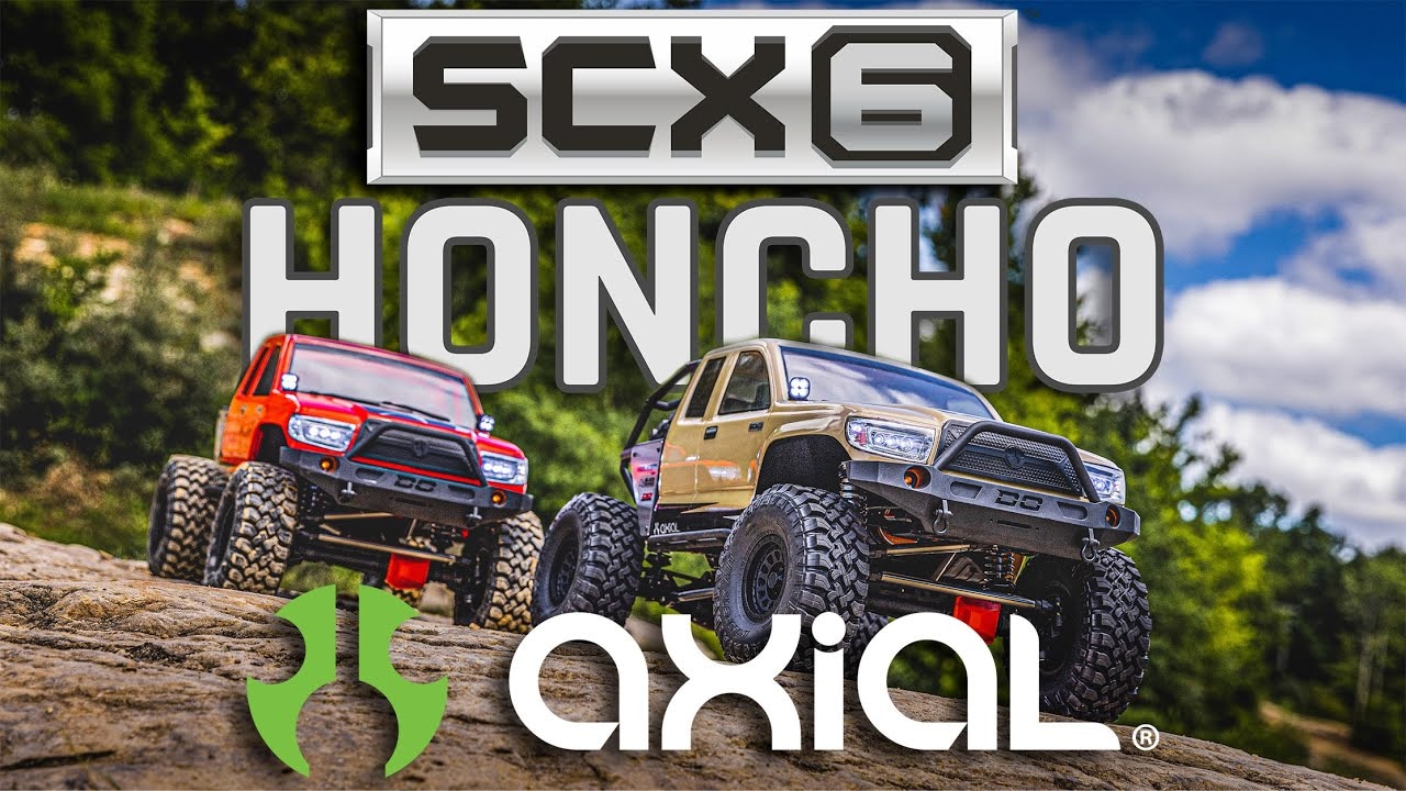 RC auto Axial SCX6 Trail Honcho 1:6 4WD RTR, červená