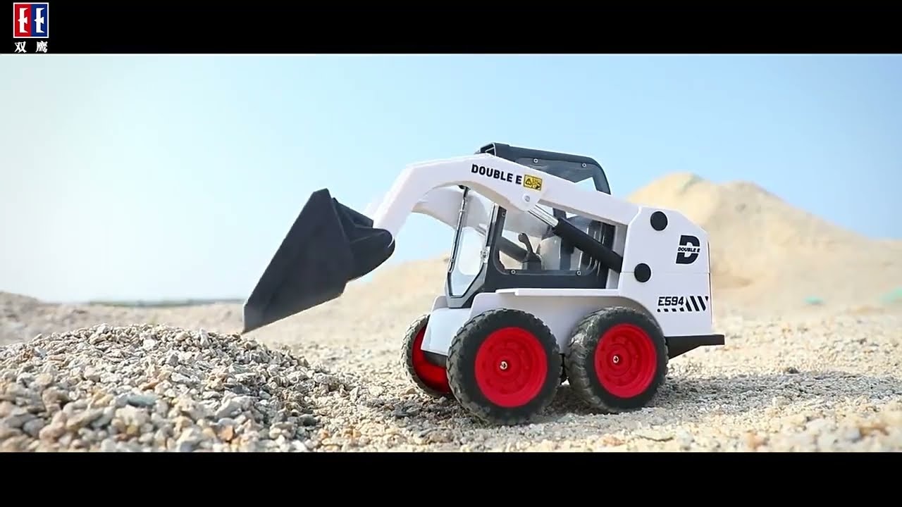 RC nakladač Bobcat 1:14, bílá