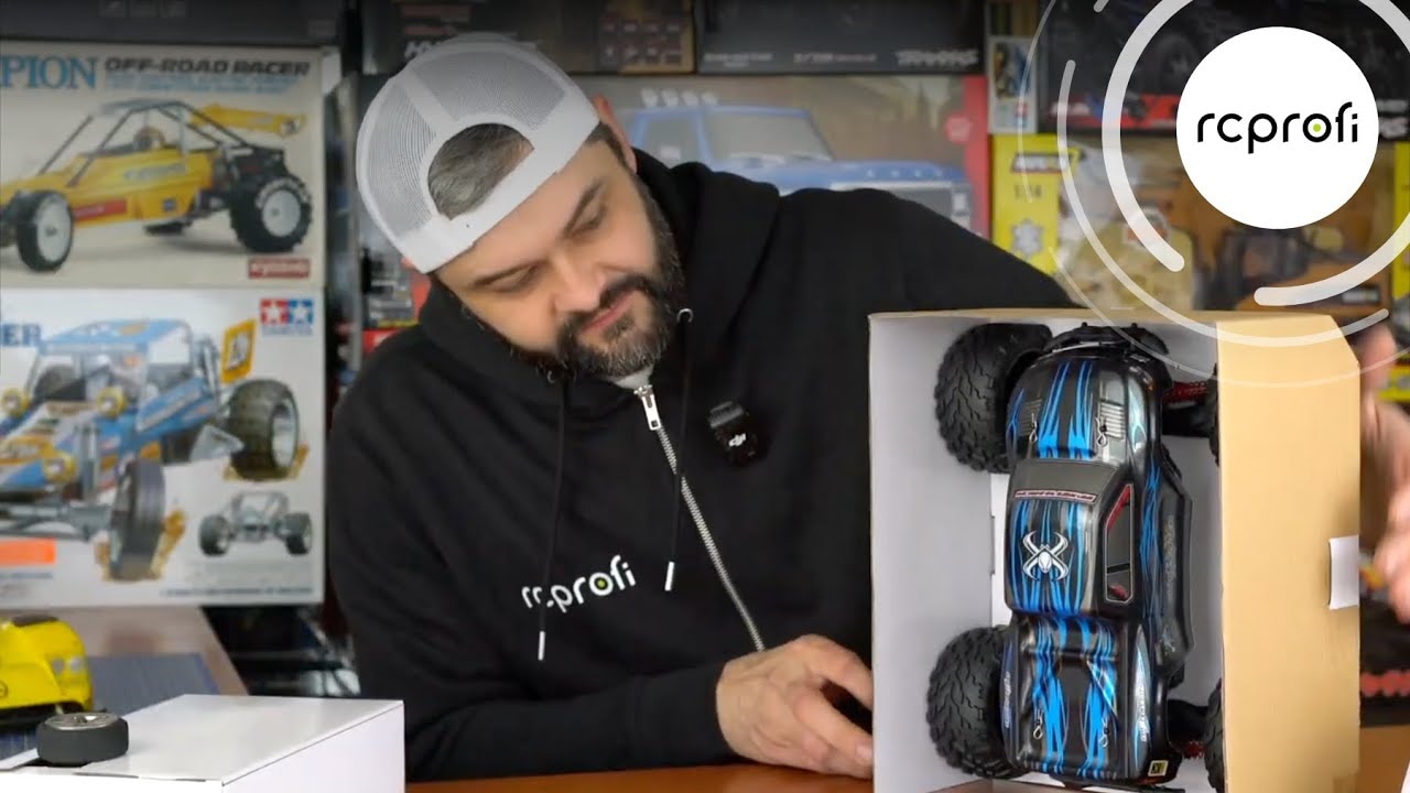 RC auto X9115 Challenger monster, červená