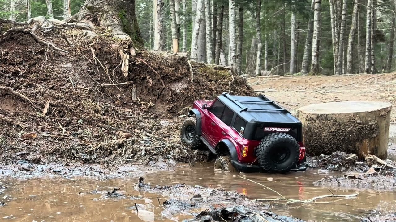 RC auto Trail Crawler, modrá