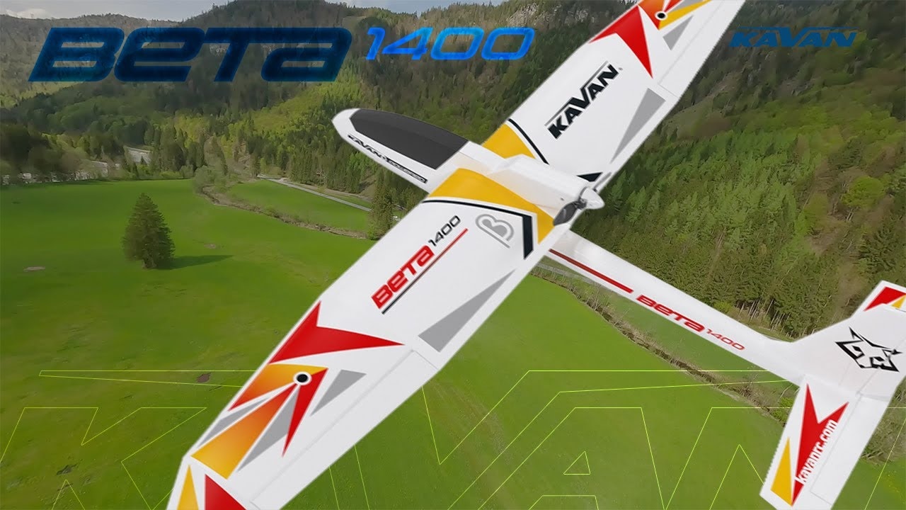 RC letadlo KAVAN Beta 1400 ARF, modrá
