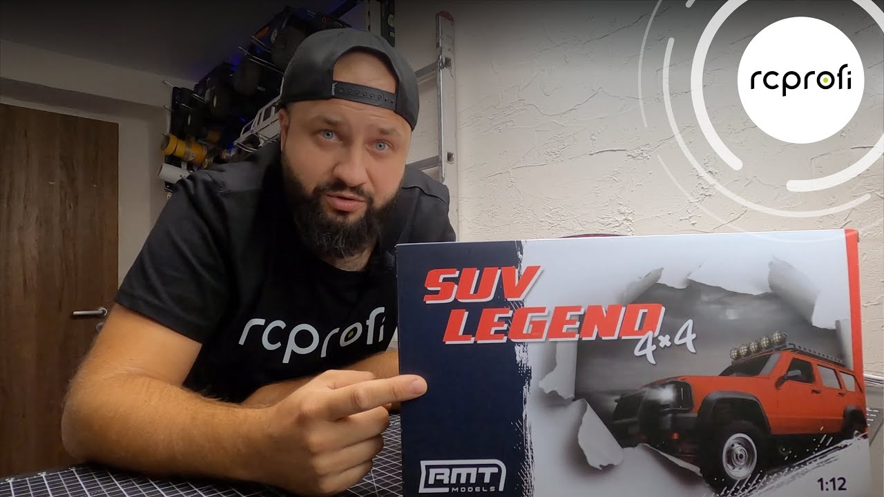 RC auto SUV Legend 4x4 1:12 4WD, stříbrná + náhradní baterie