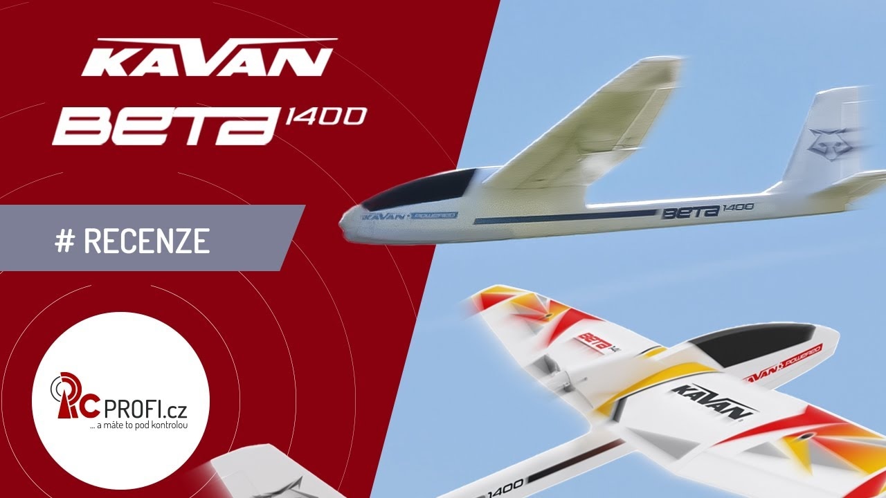 RC letadlo KAVAN Beta 1400 ARF, modrá