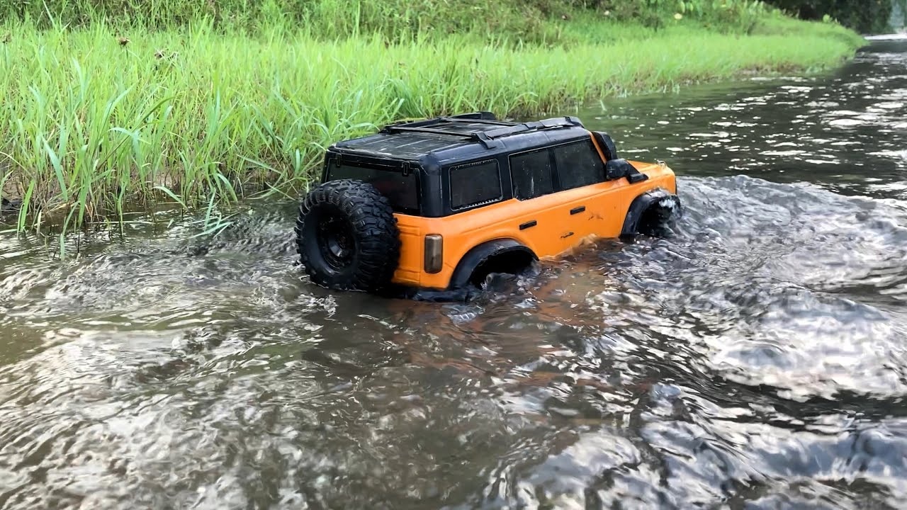 RC auto Trail Crawler, modrá