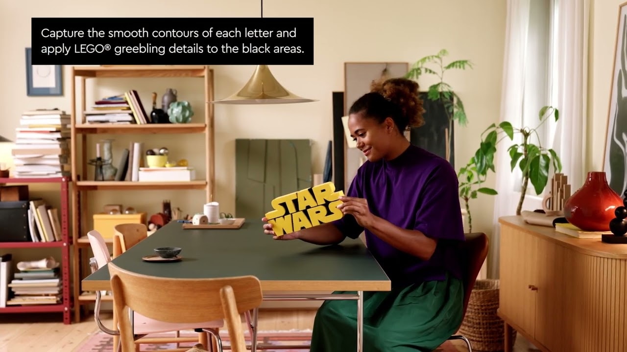 LEGO Star Wars - Logo Star Wars™ z kostek