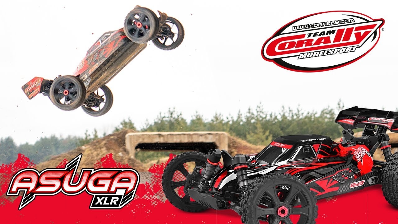 RC auto ASUGA XLR 6S - buggy 4WD - PRO Roller šasi, zelená