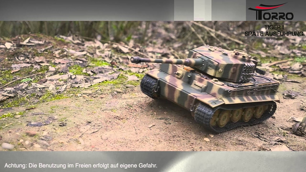 RC tank Tiger I 1:16 pozdní verze IR
