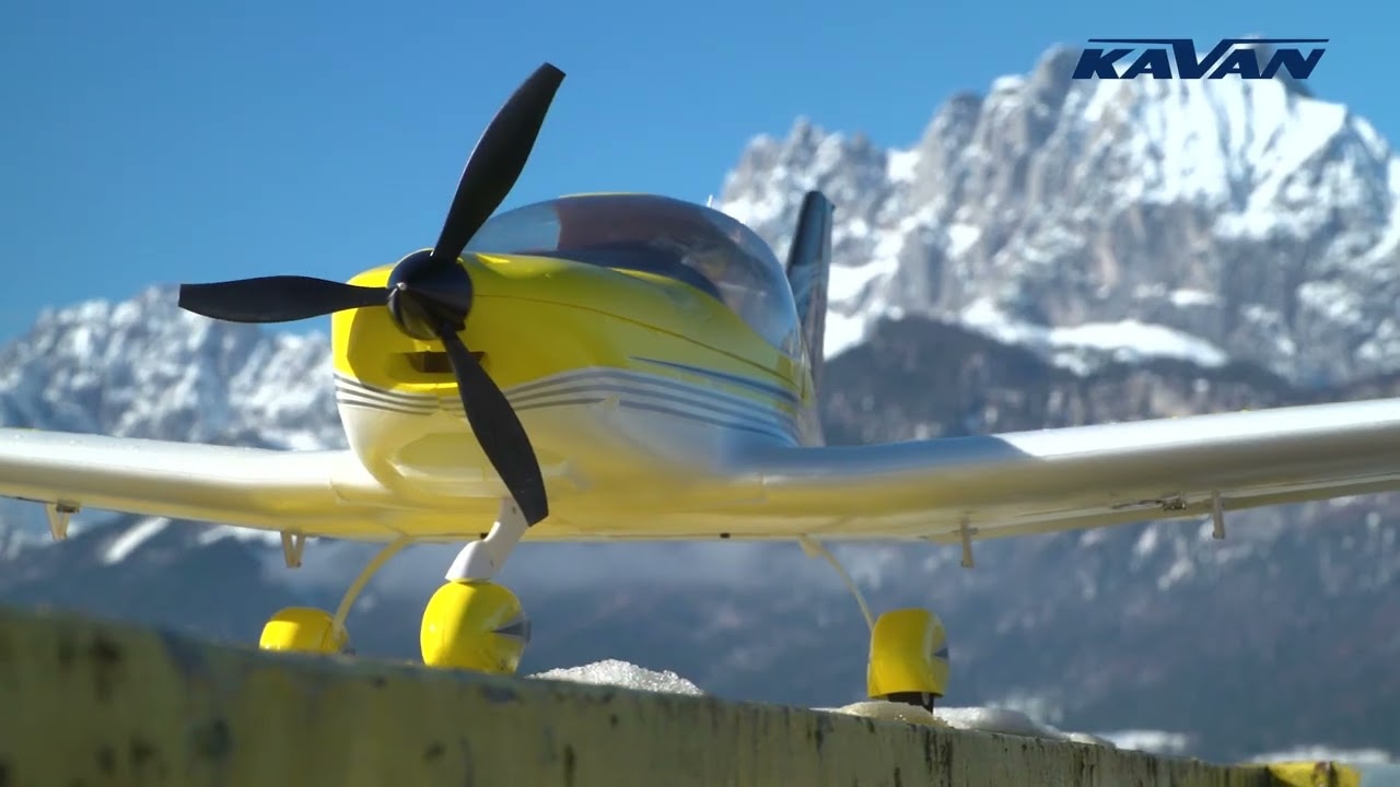 RC letadlo KAVAN Bristell B23 1600mm ARF, žlutá