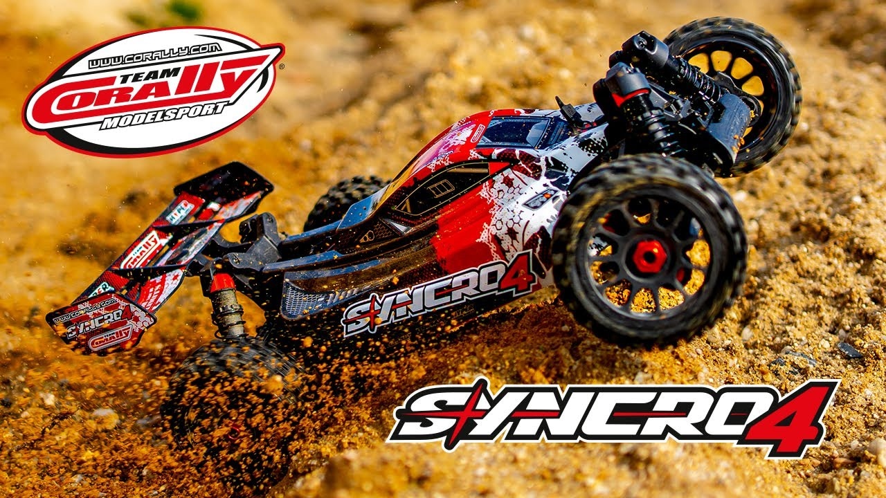 RC auto SYNCRO-4 - BUGGY 4WD 3-4S - RTR, modrá
