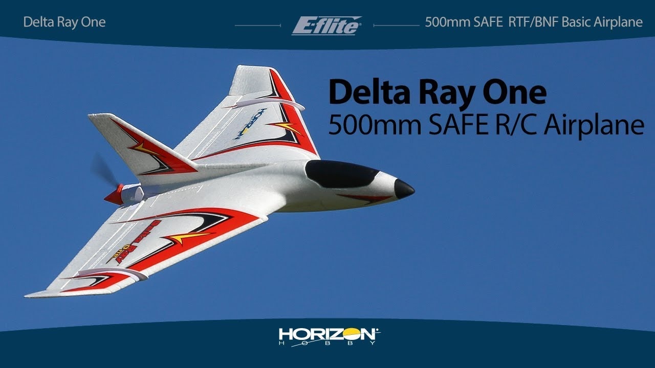 E-flite Delta Ray One 0.5m SAFE BNF Basic