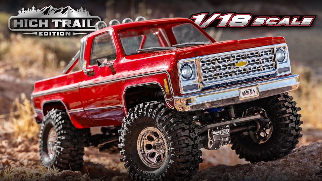 RC auto Traxxas TRX-4M Chevrolet K10 1979 1:18 RTR, modrá